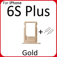 ใหม่ถาดใส่ซิมที่ใส่ถาดซิมการ์ดสำหรับ Iphone 6S 6S Plus อะไหล่ที่ใส่ซิมบัตรบัตรเต้ารับตัวแปลงชิ้นส่วนอะไหล่ LKT37123สีดำสีขาว