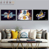 ข้างเตียงนอนติดผนังรูปโปสเตอร์ Kobe ห้องนั่งเล่นพื้นหลังโซฟาดาว NBA โกเบไบรอันท์ B7222แขวนผนัง