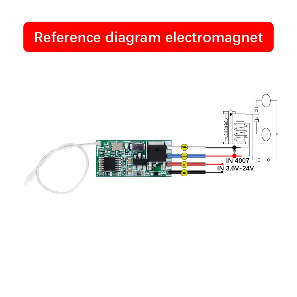 QIACHIP Mini Wireless Remote Control Switch 12V 3.7V 5V 24V Micro RF R