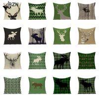 Clarissali Printing Polyester Bed Cover moose Cushion Covers scandinavian Decoration