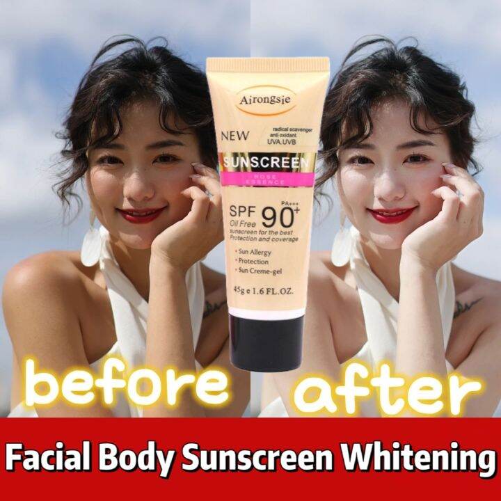 Sunscreen Whitening For Face Spf 50 Sun Block Whitening Cream For Face And Body Protection Anti