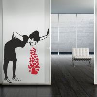 【LZ】✜℗  Love Sick By Banksy Vinyl Wall Decal Alternative Wall Art Stickers For Bedroom Living Room Play Room Decor Interior Murals 4468