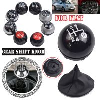 5/6 Speed Gear Shift Stick Knob Level Leather Boot For Fiat 500 500C 2007 2008 2009 2010 2011 2012 2013 2014 2015 2016 2017 2018
