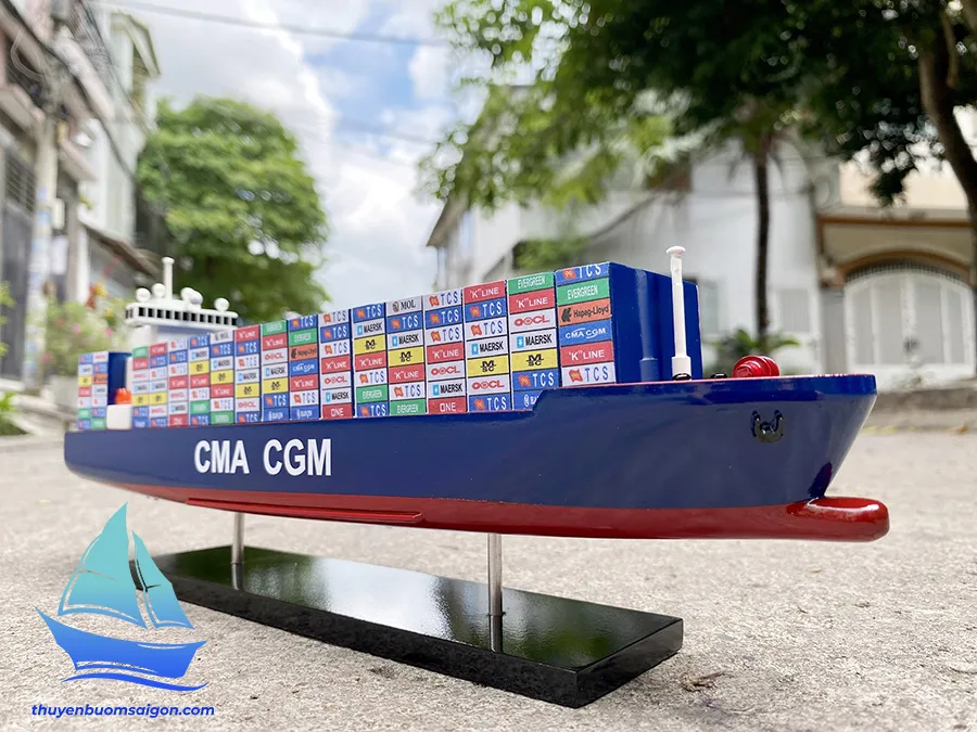 Mua Mô hình tàu container Maersk dài 100cm gỗ tự nhiên thuyền chở hàng hóa  đường biển quà tặng cho công ty ngành vận chuyển và hàng hải  Tiki