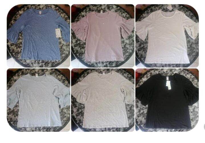 Kmart Ladies 3/4 sleeve design T shirt 100 cotton Made in Bangladesh