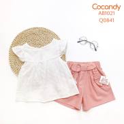Cocandy Official Store Áo cộc cánh tiên trắng cho bé