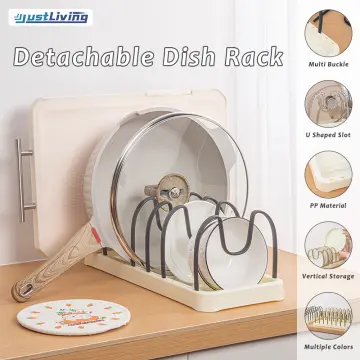 1PC Foldable Dish Rack Kitchen Storage Holder Drainer Bowl Tableware Plate  Portable Drying Rack Home Shelf Dinnerware Organizer