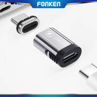 FONKEN Type-C 24-Pin อะแดปเตอร์แม่เหล็ก USB 4K ฮับ HD ข้อมูล Sync 10Gbs USB C 3.1 Converter PD 100W Quick Charge สำหรับ MacBook Huawei