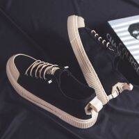 Shoes men tide summer low-end men canvas flat bottom Vulcanized shoes Korean version of old Beijing shoes