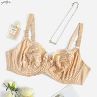 （A So Cute） Softthyme WomensBra สนับสนุน Lager Bosom ดูผ่าน Underwired Bralette ชุดชั้นในเซ็กซี่ Plus ขนาด E Cup ชุดชั้นใน