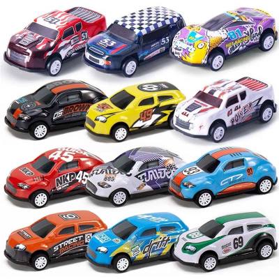 Ready 8Pcs/Set Childrens Alloy Car Pull Back 1/64 Diecast Kids Metal Action Model Cars Hot Educational Toy For Boy Gifts