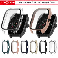 กรณี เคสป้องกัน อพร้อมตัวป้องกันหน้าจอสำหรับ Amazfit GTS4 แบบบูรณาการเต็มฝาครอบเชลล์สำหรับ Amazfit GTS 4