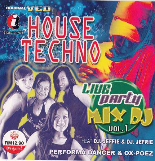 5135770769 HOUSE TECHNO LIVE PARTY MIX DJ VOL.1 (VCD) Lazada