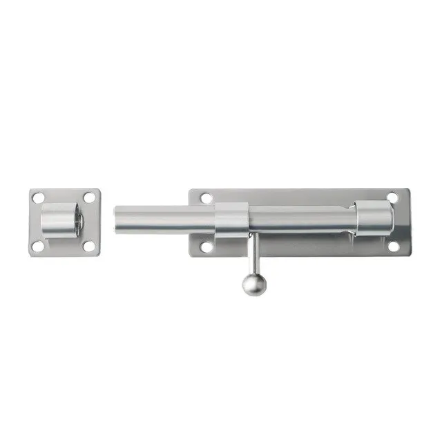 Alise Slide Bolt Gate Latch Safety Door Lock With Padlock Hole,5/8Inch