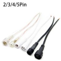 【CW】 /10/20/50 pairs 2pin/3pin/4pin/5pin Cnnector Male to Female Connector Waterproof Cable for LED Strips Light flood light