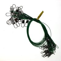 20pcs Fishing Line for Lead Steel Wire Cord Rope Fishing Leader Trace 15/20/24/30CM Fishing Lines