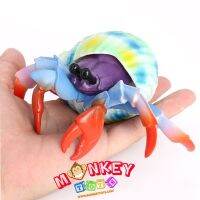 Monkey Toys - โมเดลสัตว์ Hermit Crab ปูเสฉวน สีรุ้ง ขนาด 12.50 CM (จากหาดใหญ่)