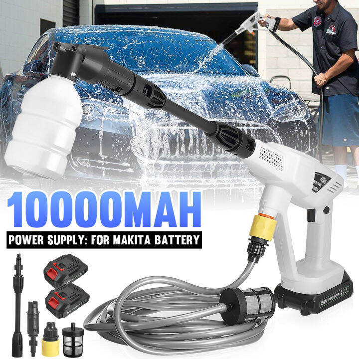 1500W With 10000mAh Battery Wireless High Pressure Cleaner Car Washer