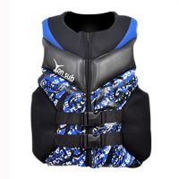 2022 new adult life jacket neoprene swimming buoyancy vest men and women water sports fishing boating surfing safety life jacket  Life Jackets