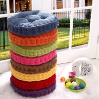 【CW】 Round Cotton Cushion for Car Office Booster Dinning Garden Armchair Thick