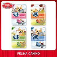 [12 PCS][MANOON] FELINA CANINO VIF Puppy อาหารเปียกสำหรับลูกสุนัขสุนัข ขนาด 75 กรัม