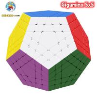 2023 Sengso Gigaminx 5x5 Magic Cube Stickerless Dodecahedron Speed Puzzle 12Sides Megaminx 5x5x5 Cubo Magico Rubix Shengshou Toy Brain Teasers