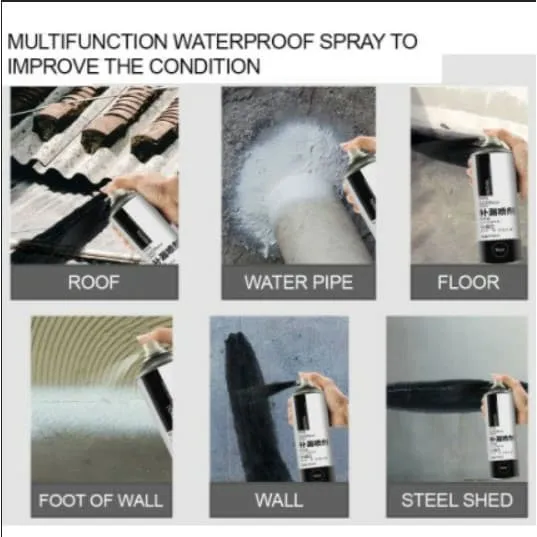 TEKORO Waterproof Leak Repair Spray 450ml. / For Roof Wall Cracks Pipes