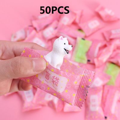 5-50PCS Cute Mini Simulation Animal Blind Box Toys Action Surprise Tide Play Figures Fake Candy Guess Blind Bag For Kids Gifts
