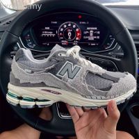 2023 New HOT [Original] NB* 2002 R Recreational Sex R Slow Running Shoes Grey Irregular Cutting Movement Sneakers