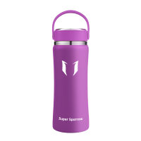 Super Sparrow Stainless Steel Portable Water Bottle Large Capacity Outdoor Travel Double Wall Vacuum Thermos Bottles 5001000ML