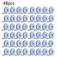 ♙❈✒ 48pcs 25mm Round Furniture Sliders Pads With Screw Furniture Slip Mat Table Chair Cabinet Sofa Glides Chair Leg Floor Protectors