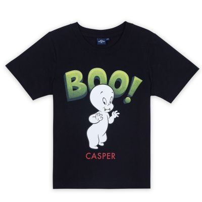 [New] Universal Studios Boy Casper The Friendly Ghost Boo! T-Shirt Halloween - เสื้อเด็กผู้ชายยูนิเวอร์แซล สตูดิโอ แคสเปอร์ ฮาโลวีน สินค้าลิขสิทธ์แท้100% characters studio