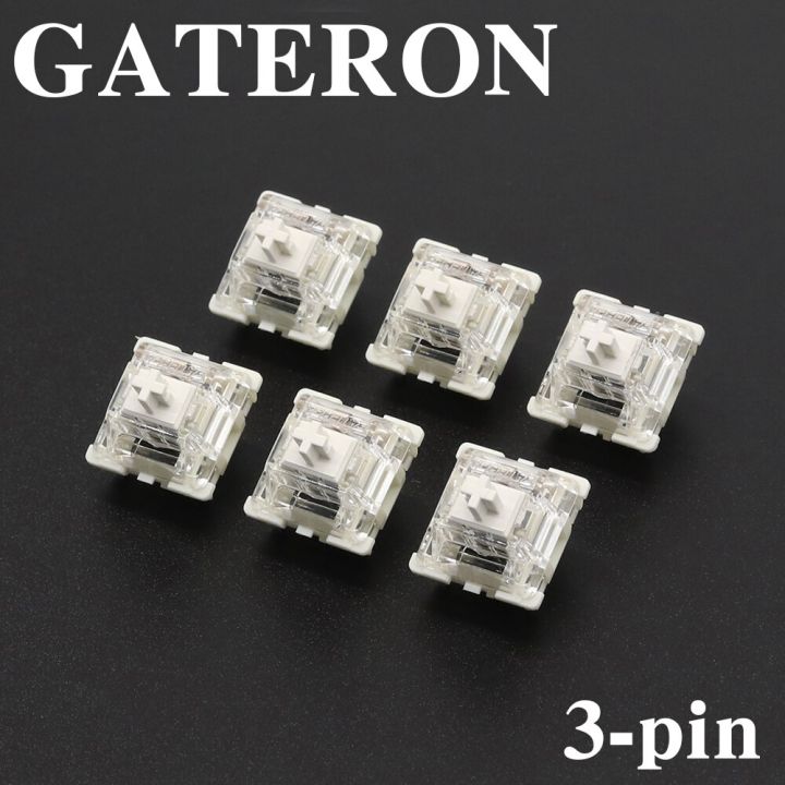 gateron-สวิตช์กลลูบีแบบสัมผัส-smd-rgb-pro2-0สีขาวสวิตช์3pin-สปอตไลท์สำหรับคีย์บอร์ดแบบกลไก