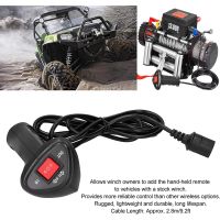 Car Winch Remote Controller Electric Universal 1 5m Length Control Switch with Cable Automobile Modification Replacement