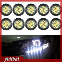 yidibai ไฟ LED สีขาว1x DC 12V 5W ไฟตานกอินทรี LED ไฟสำรอง DRL ไฟรถยนต์อัตโนมัติ