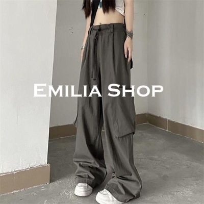 ES031401 ใหม่ 2022 กางเกงขายาวผู้หญิง กางเกงเอวสูง กางเกงขายาว SHOP EMILIA