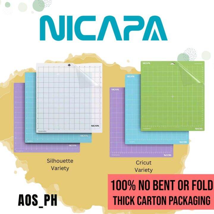 Nicapa Cutting Mat Cricut or Silhouette Cameo Machine 12x12 Lazada PH