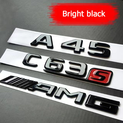 เหมาะสำหรับ Mercedes-Benz AMG โลโก้ AMG A35 A45 C43 C63 E63 CLA45 GLA45 GLC63 GLS63 TURBO 4MATIC Logo