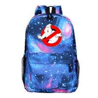 【✲High Quality✲】 ding26992525811481 Ghostbuster กระเป๋าเป้สะพายหลังลายผู้ชายผู้หญิงกระเป๋าเป้นักเรียนเด็กชายเดินทางกลับไปกระเป๋าหนังโรงเรียน