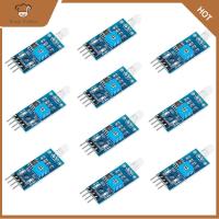 รีสิแฟชั่น10ชิ้นโมดูลเซ็นเซอร์โฟโตไดโอด5มม. 4พิน3.3V-5V ไฟรับความสว่างบล็อกเซ็นเซอร์ตรวจจับโมดูลโฟโตไดโอด Arduino