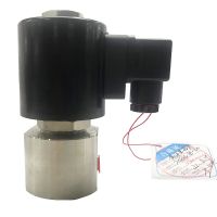 300bar 30MPa 2 way nitrogen high pressure solenoid valve 1/4 3/8 24V Orifice 1mm SS304 DN1 normally open