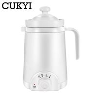 0.5L Portable Ceramic Wellness Mug Thermal Electric Kettle Slow Stew Pot Health Cup Keep Warm Birds Nest Dessert Soup Simmer EU