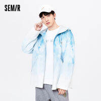 Semir เสื้อนอกผู้ชายแจ็คเก็ตผ้าฝ้ายมีฮู้ดสำหรับเด็กผู้ชายตัวยาวปานกลางพิมพ์ลายตัวอักษรใหม่2023ฤดูใบไม้ผลิ