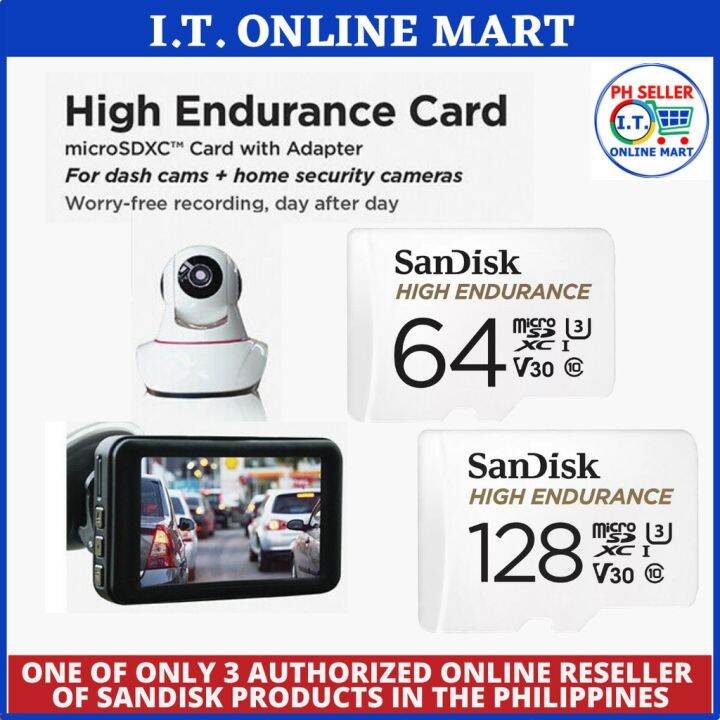 Sandisk 32GB 64GB 128GB High Endurance Micro SD Card for Dashcam CCTV