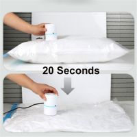 Vacuum Bag Pump Compressed Bag Electric Pump Travel Mini Vacuum Sealer Machine Space Saver for Clothes storage bag air pump