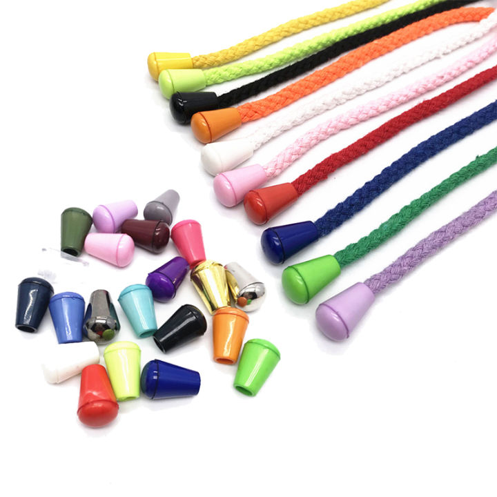 p5u7-20ชิ้นอุปกรณ์-diy-พลาสติกสำหรับวาดสายที่มีสีสันล็อคจุกที่มีฝาล็อคปลายหมวกเสื้อผ้ากระเป๋า