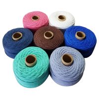 【YD】 Cotton 80m/roll twine cords string for hand crochet wove