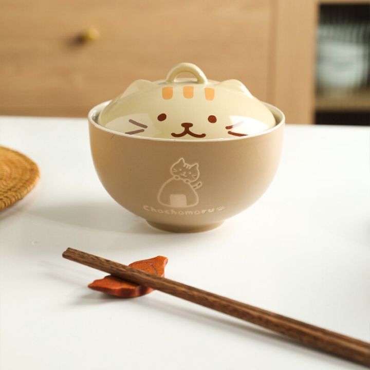 japanese-cute-cat-cover-bowl-ceramic-soup-bowl-kawaii-instant-noodle-ramen-salad-baby-bowls-child-cartoon-decorative-dinnerware
