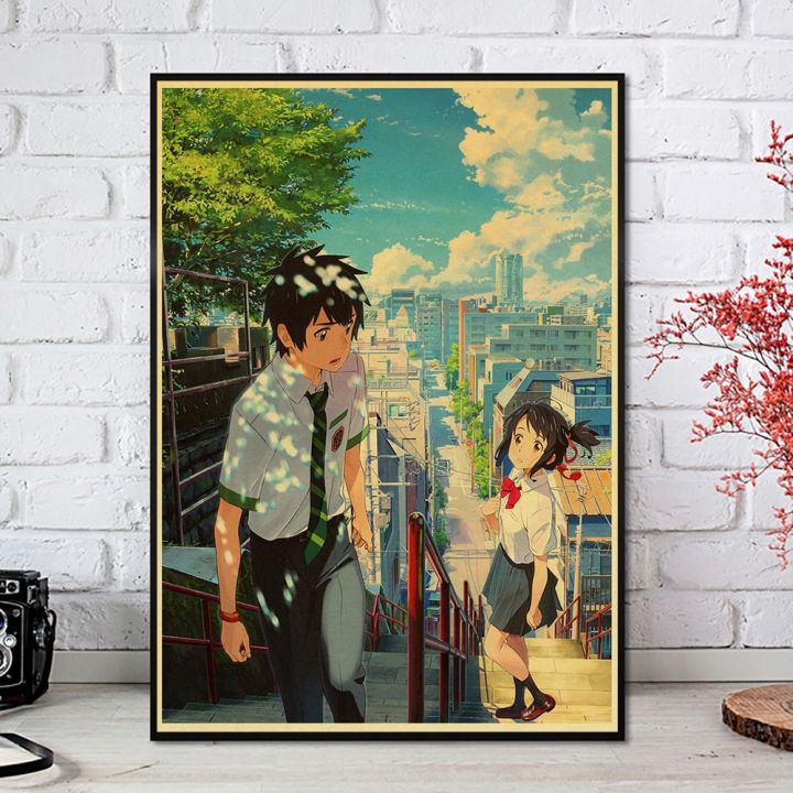 anime-movie-your-name-poster-cartoon-living-room-posters-wall-sticker-art-picture-decoration-chambre-nostalgia-bedroom-painting-wall-d-cor