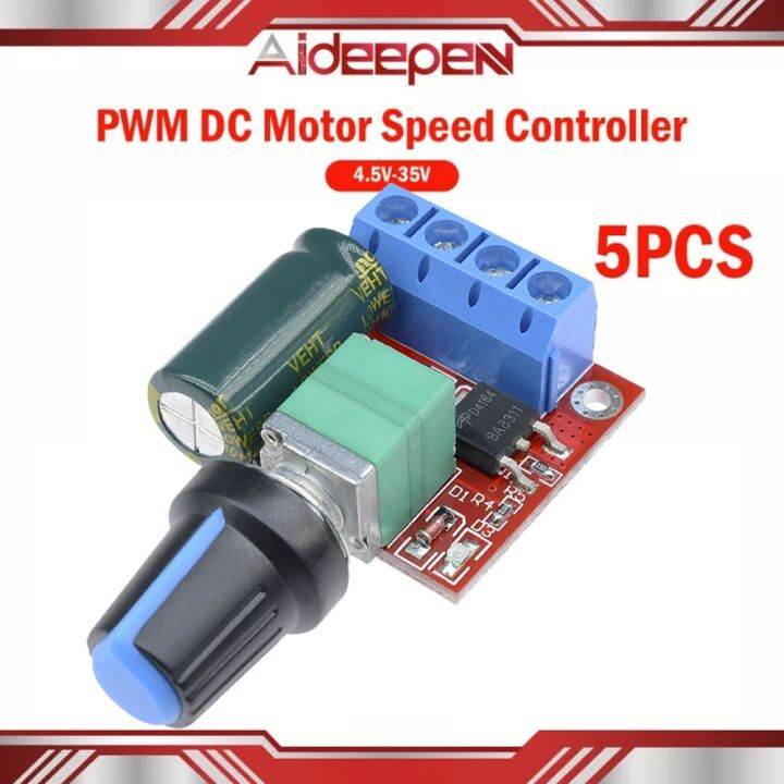 Motor Controller PWM DC 4.5V35V 5A 20khz motor speed controller for